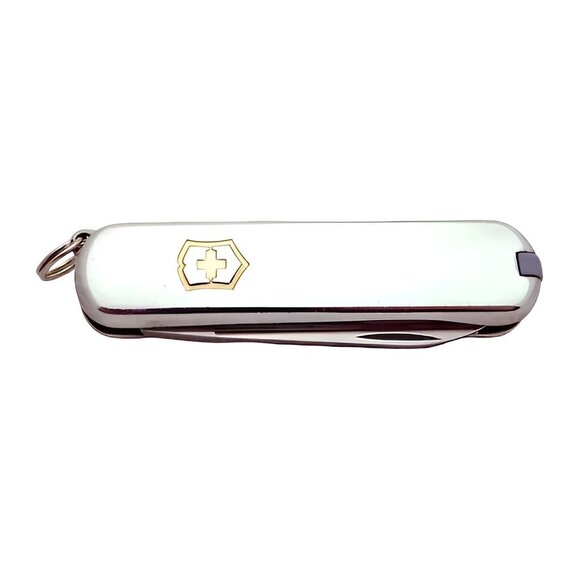 Tiffany & Co Victorinox Swiss Army Pocket Knife 925 Sterling Silver 750 18K Gold - Picture 5 of 7